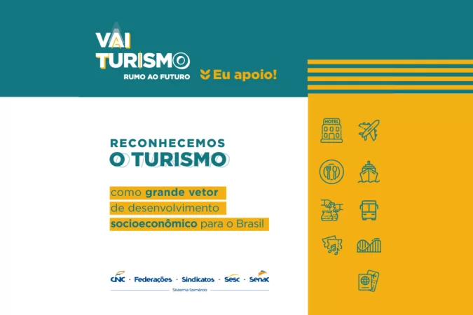 Movimento Vai Turismo lança campanha em mídias sociais para valorização do setor